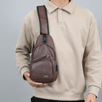 Multi-Compartment Stylish Sling Bag
