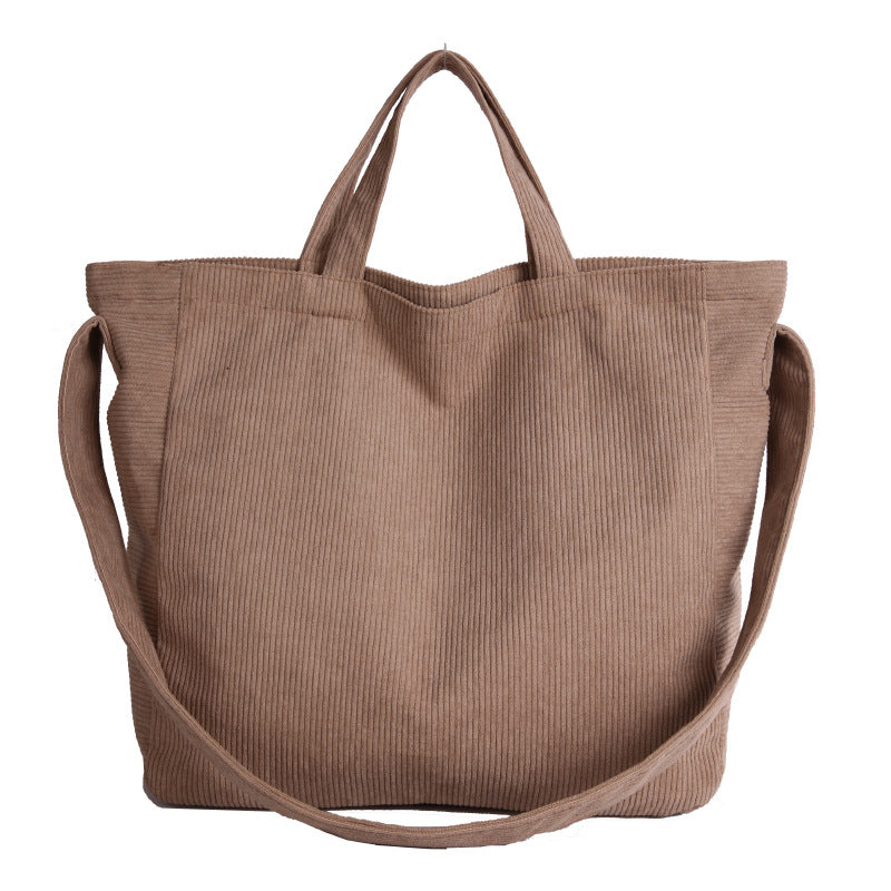 WoSoft Corduroy Tote Bag