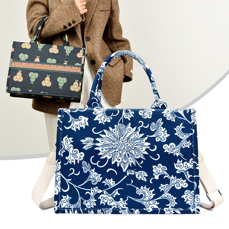 Floral Patterned Shoulder Bag