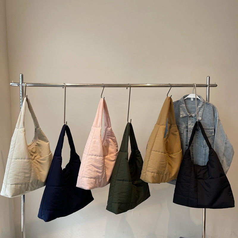 Cozy Quilted Shoulder Bag Calm Wears