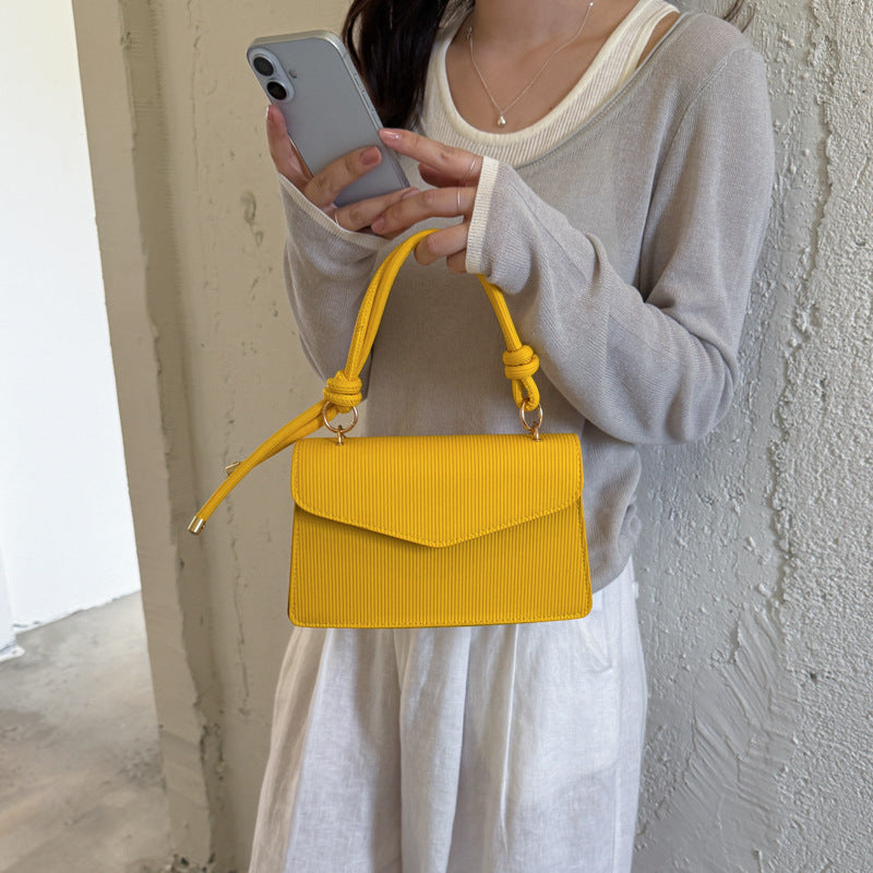 WoElegant Textured Handheld Satchel Bag