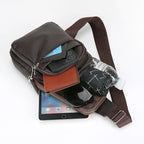 Premium Leather Sling Backpack