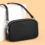 Textured Vegan Leather Crossbody Bag