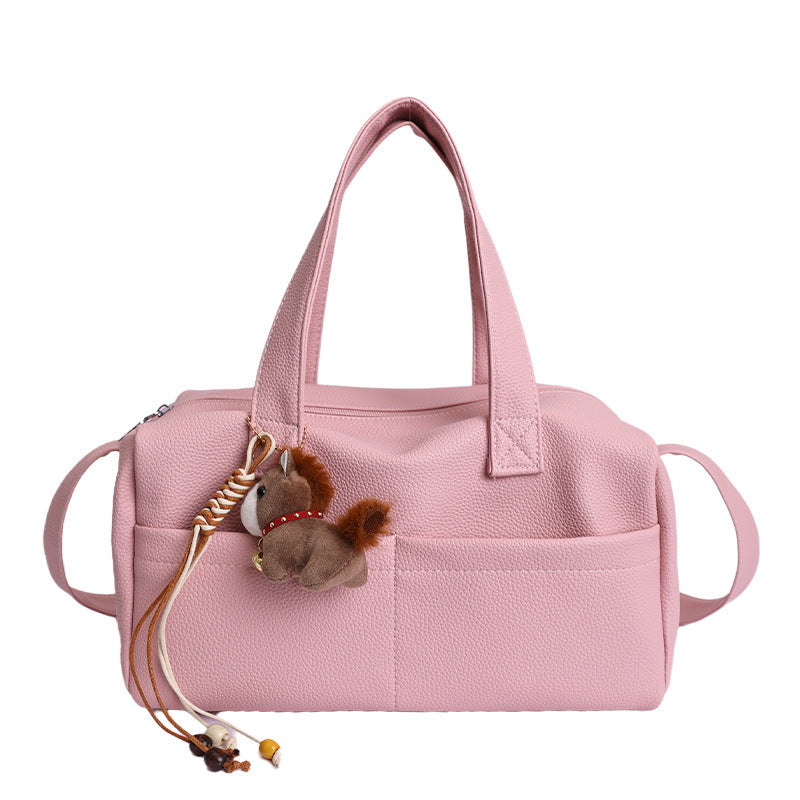 Versatile Leather Mini Handheld Bag