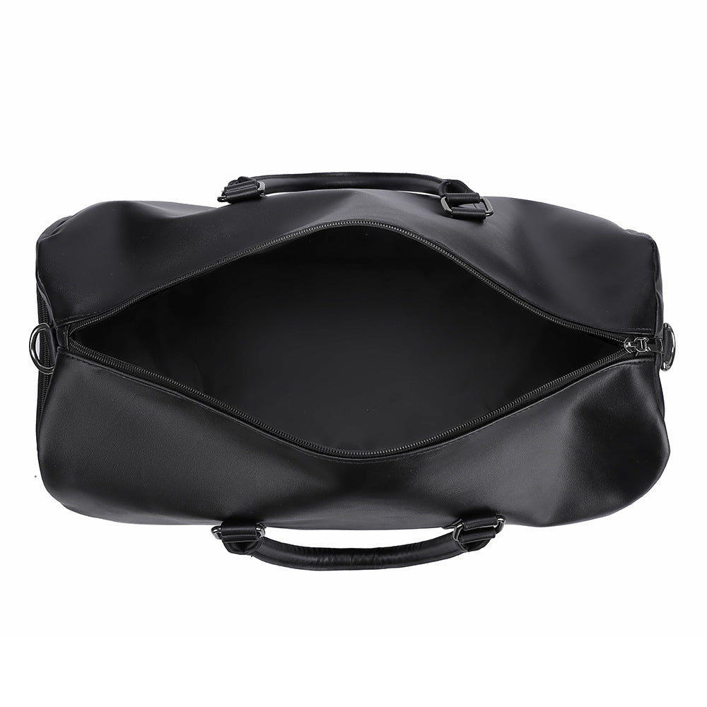 Premium Leather Travel Duffel Bag