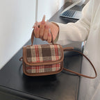 Textured Mini Messenger Bag