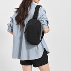 Compact Sling Backpack with Ergonomic Carrying System and Water-Resistant Material