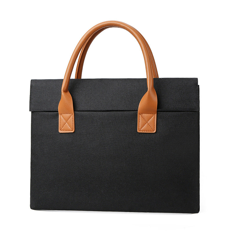 Elegant Structured Professional Tote Bag