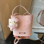 Women's mini bag with playful character