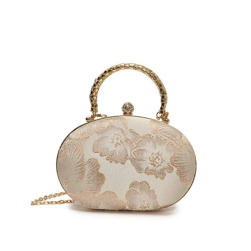 Elegant Floral Evening Clutch