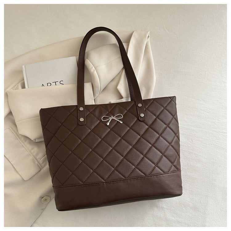 Women's elegant tote bag made of high-quality synthetic leather-https://detail.1688.com/offer/914181311013.html-Calm Wears-Braun-nothing-Calm Wears
