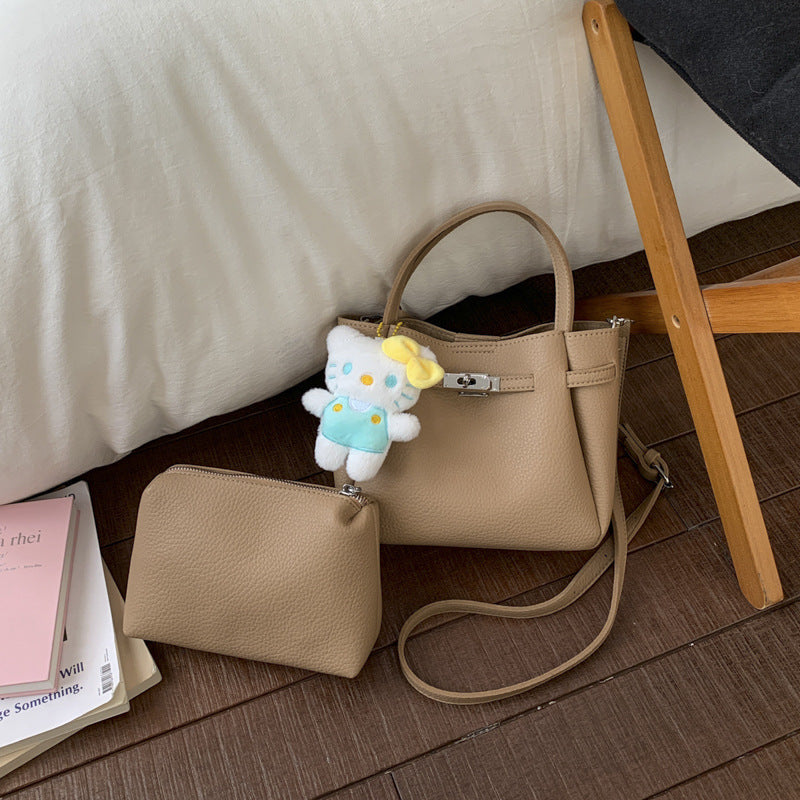 Ladies mini handbag with detachable cosmetic pouch-https://detail.1688.com/offer/1017213482411.html-Calm Wears-Khaki-Size: With pendant-Calm Wears