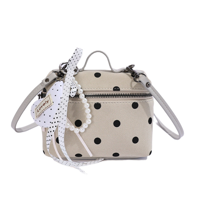 Chic Polka Dot Crossbody Bag