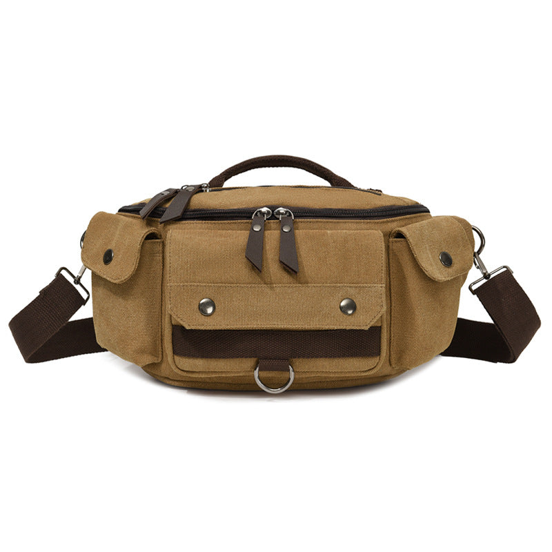 Durable Canvas Utility Crossbody Bag