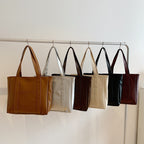 Classic Faux Leather Tote Bag