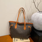Ladies elegant tote bag with textured design and high-quality leather accents-https://detail.1688.com/offer/1030069148861.html-Calm Wears-Braun-nothing-Calm Wears