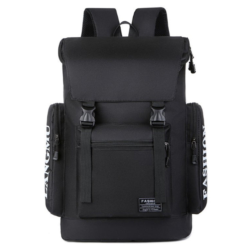 Roll-Top Urban Backpack with Multifunctional Storage Calm Wears