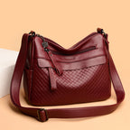Textured Quilted Shoulder Bag