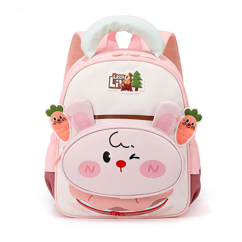 Children's Cartoon-Themed School Backpack-https://detail.1688.com/offer/1066220122335.html-Calm Wears-Light Pink-Calm Wears