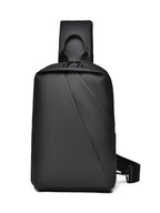 Sling backpack with innovative design and practical compartments