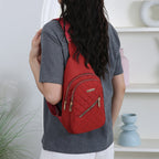 Quilted Sling Backpack