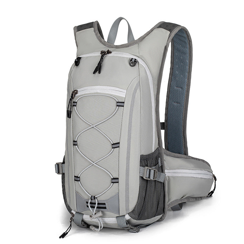 Sporty backpack with integrated hydration bladder