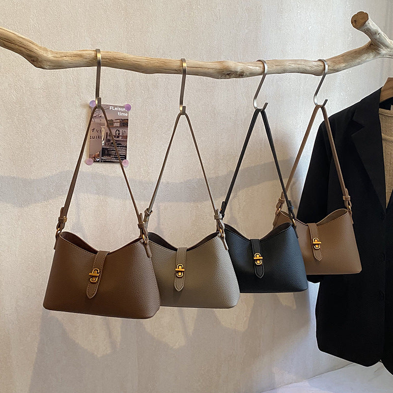 Women's multifunctional shoulder bag with playful charm-https://detail.1688.com/offer/1002505571271.html-Calm Wears-Braun-Size: With pendant-Calm Wears