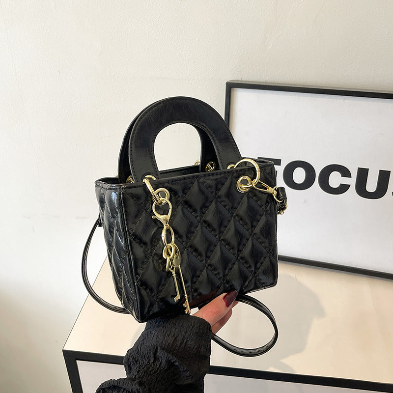Ladies elegant mini handbag with quilted design-https://detail.1688.com/offer/902541067248.html-Calm Wears-Black-nothing-Calm Wears