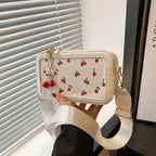 Fun Cherry Print Crossbody Bag