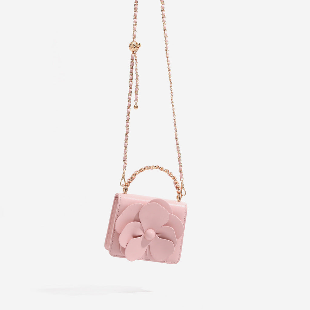 Women’s Mini Handbag with Playful Floral Design