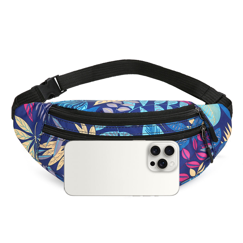 Floral Print Utility Fanny Pack