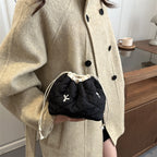 Quilted Drawstring Pouch Calm Wears