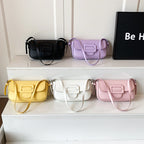 Structured Leather Crossbody Bag