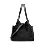 Suede Bucket Handbag
