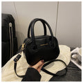 Ladies fashionable handbag with elegant pull handles and removable shoulder strap-https://detail.1688.com/offer/1024184593892.html-Calm Wears-Black-nothing-Calm Wears