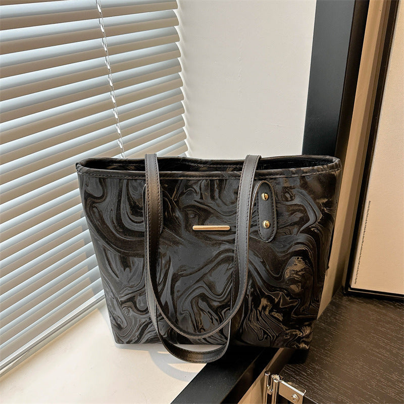Stylish Marble Pattern Tote Bag