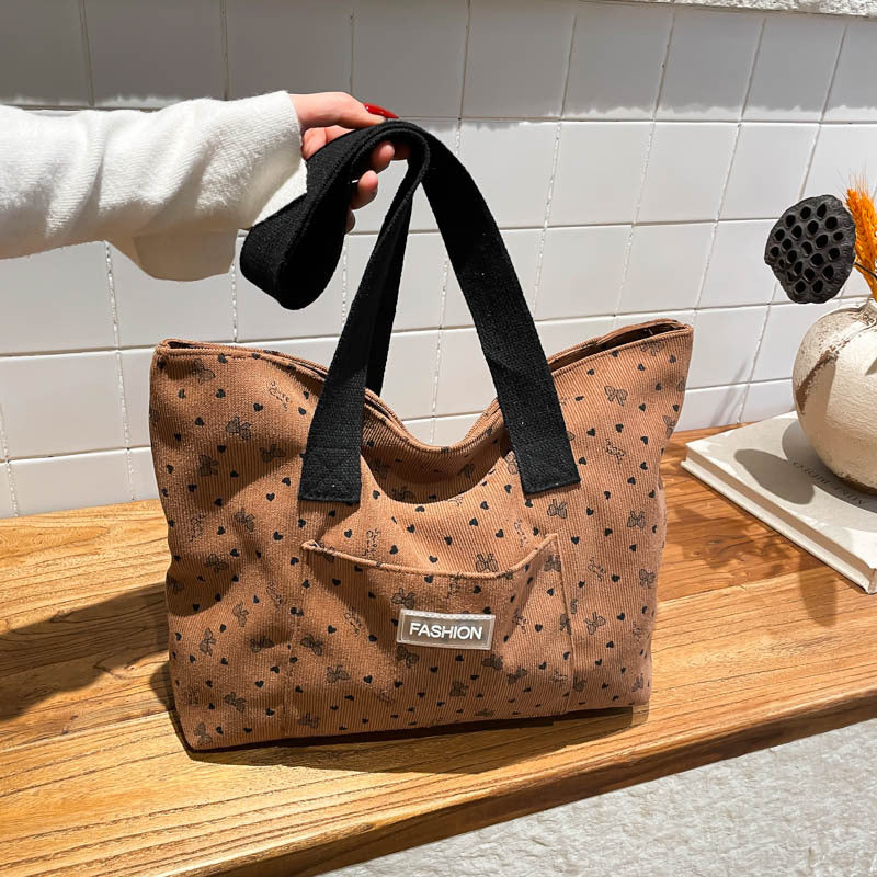 Ladies fashionable tote bag with heart design-https://detail.1688.com/offer/1032471040126.html-Calm Wears-Braun-nothing-Calm Wears