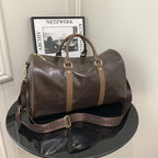 Premium Leather Travel Duffle Bag Calm Wears