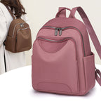 Sleek Minimalist Zip-Front Backpack