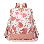 Fashionable Cow Print Backpack