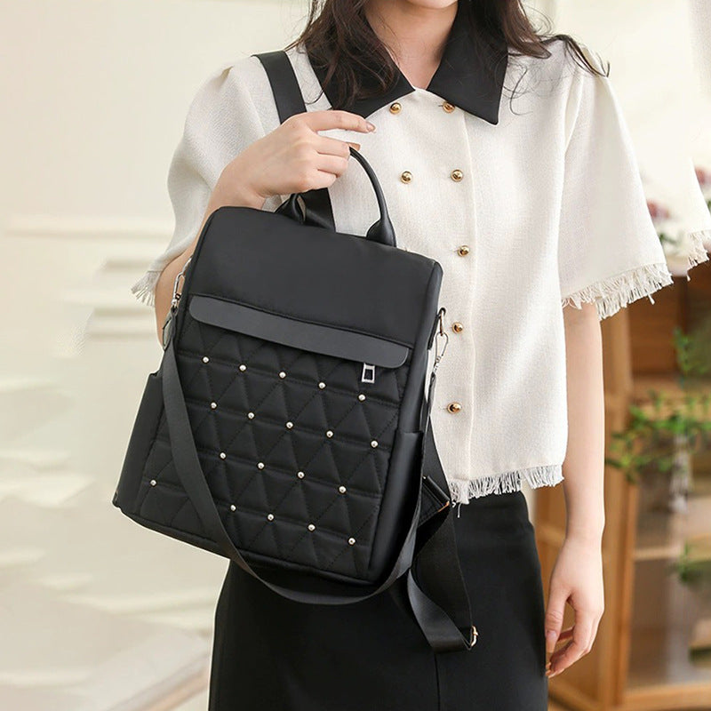 Elegant Quilted Backpack