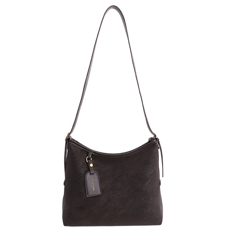 Ladies elegant shoulder bag with soft leather-https://detail.1688.com/offer/1000391974803.html-Calm Wears-Braun-nothing-Calm Wears