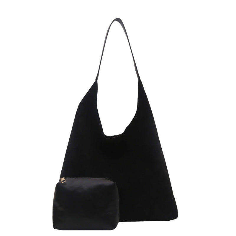 Suede Slouchy Hobo Bag