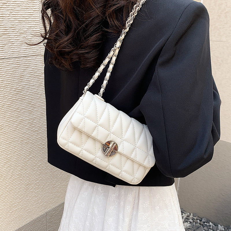 Quilted Chain Crossbody Bag