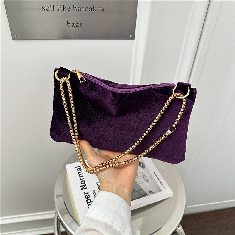 WoElegant Velvet Clutch Bag