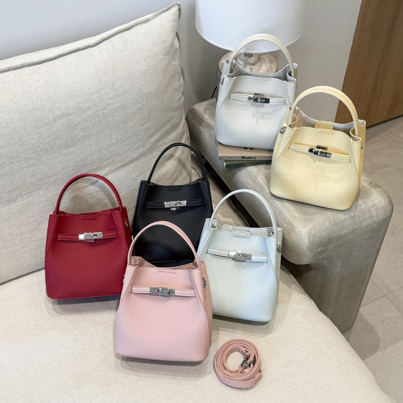 Women’s mini bag with detachable plush pendant
