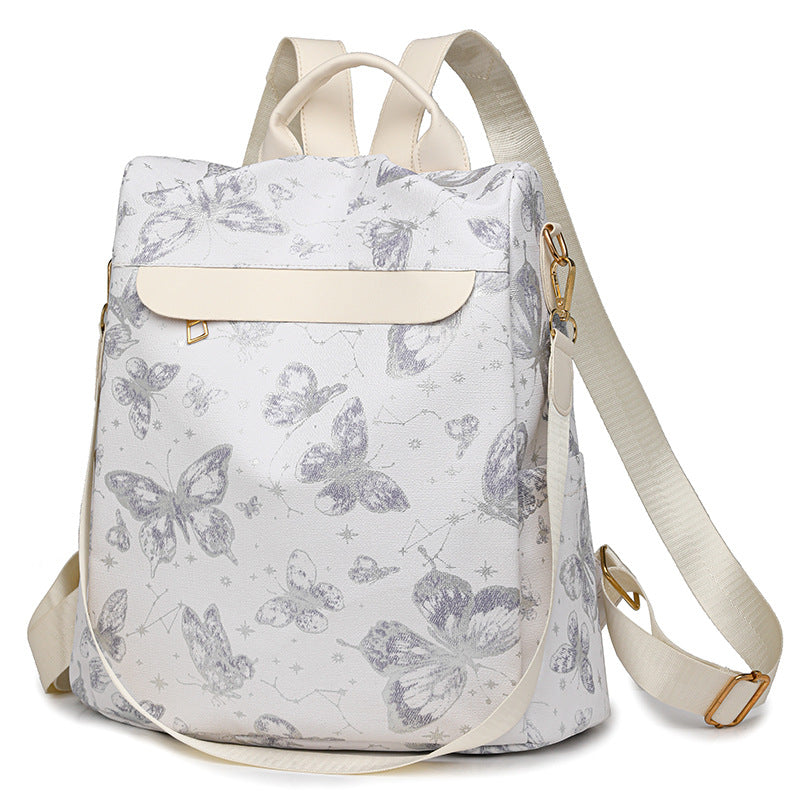 Backpack with Elegant Butterfly Design and Practical Compartments
