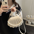 Elegant Shell-Shaped Crossbody Bag