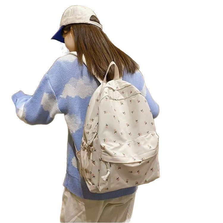 Floral Pattern Backpack