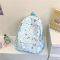 Casual Star-Patterned Backpack